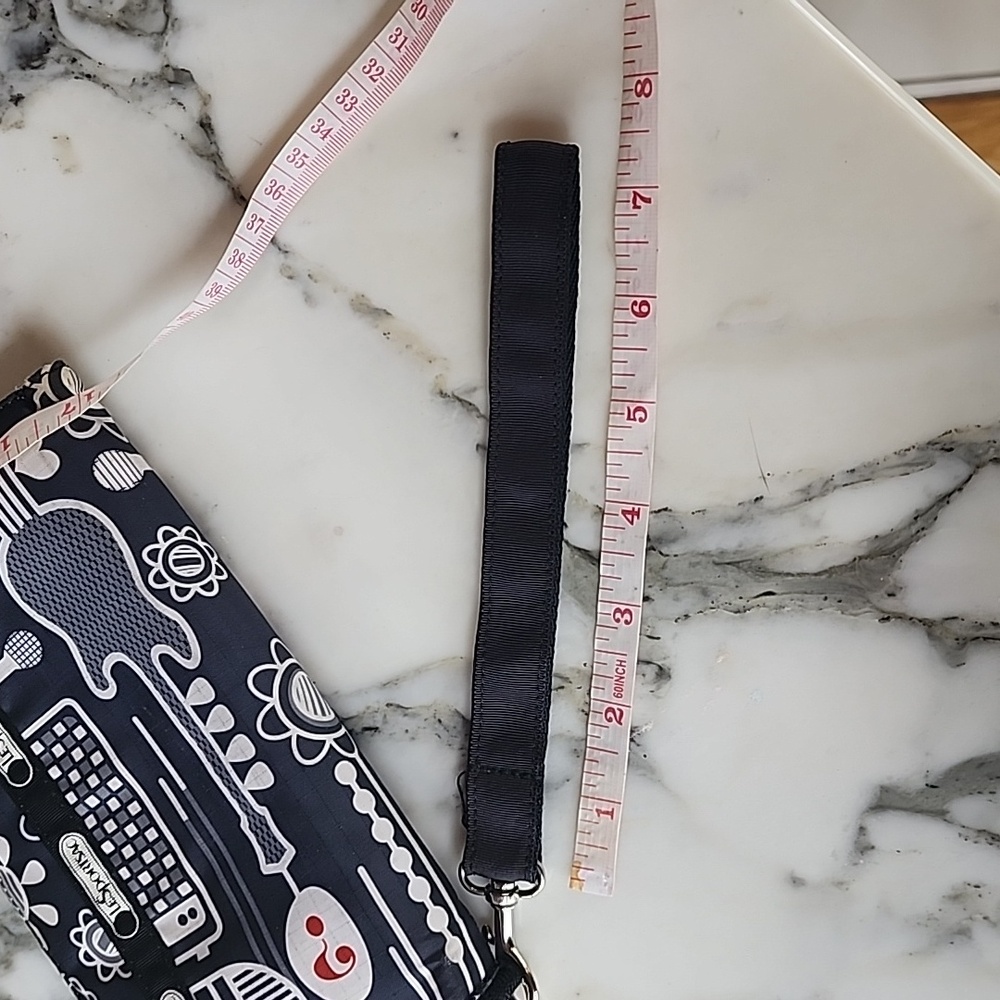 Lesportsac Musical Black and White Clutch - Picture 11 of 12
